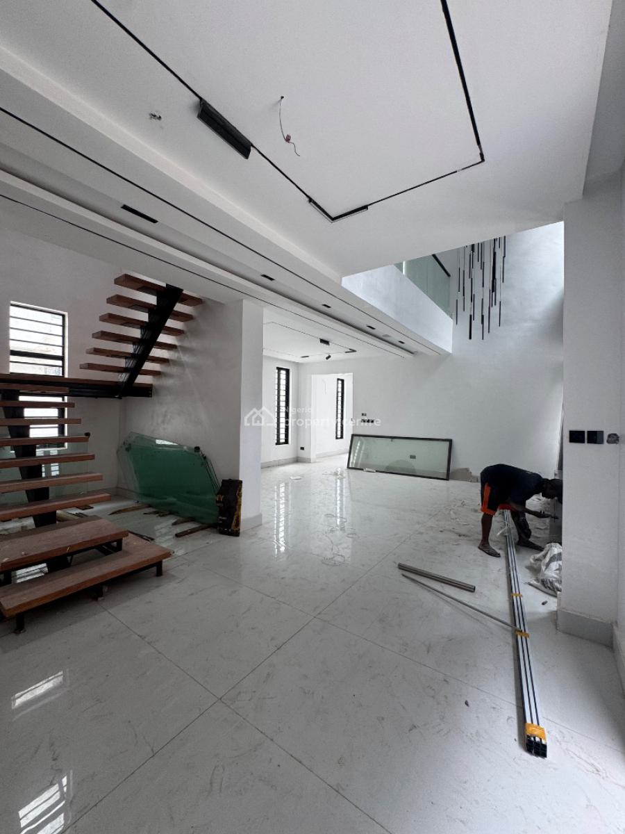 Contemporary Spacious 5 Bedroom Fully Detached Duplex with Bq, Gym, Newly Built Masterpiece Within Exclusivity, Lekki Phase 1, Lekki, Lagos, Detached Duplex for Sale