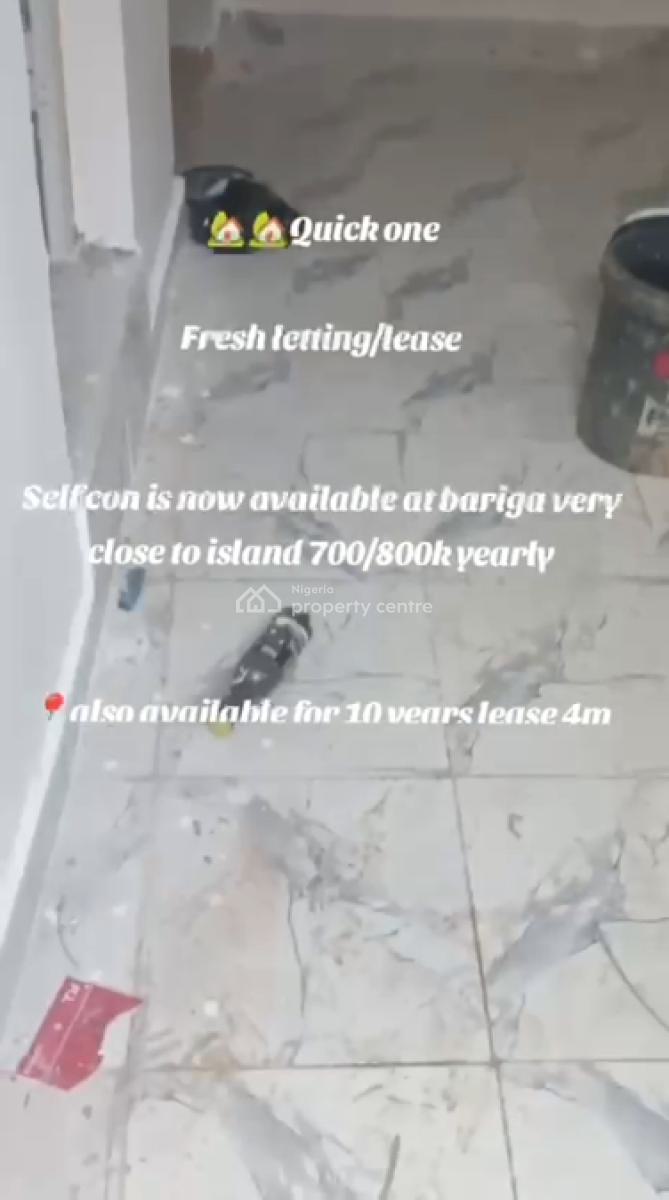 Brand New Specious 2units of Self-contain, Bariga, Bariga, Shomolu, Lagos, Self Contain (single Rooms) for Rent