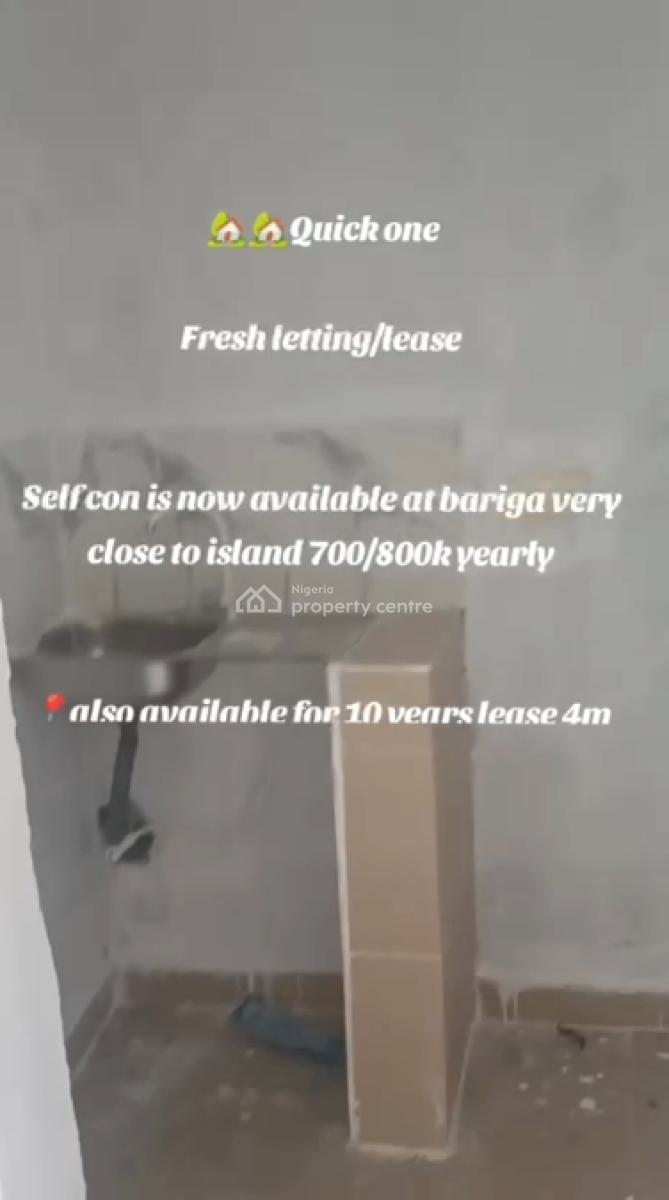 Brand New Specious 2units of Self-contain, Bariga, Bariga, Shomolu, Lagos, Self Contain (single Rooms) for Rent