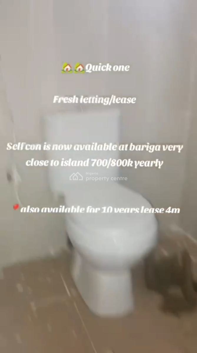 Brand New Specious 2units of Self-contain, Bariga, Bariga, Shomolu, Lagos, Self Contain (single Rooms) for Rent