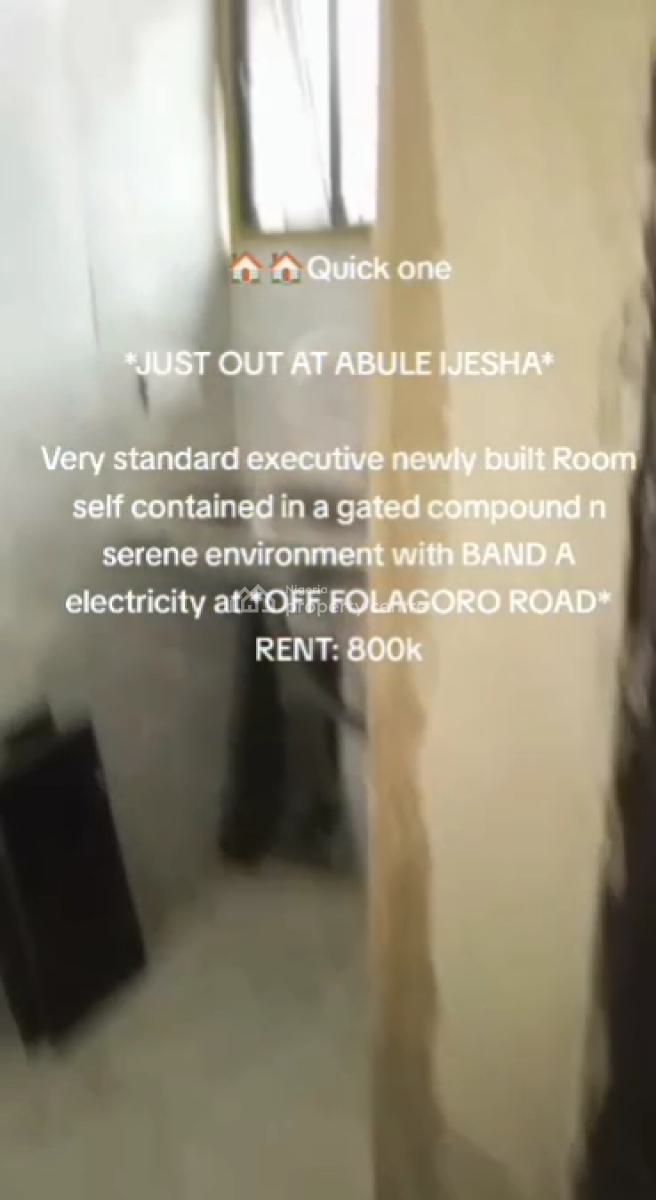 Exclusive Self-contain, Abule Ijesha, Fola Agoro, Yaba, Lagos, Self Contain (single Rooms) for Rent