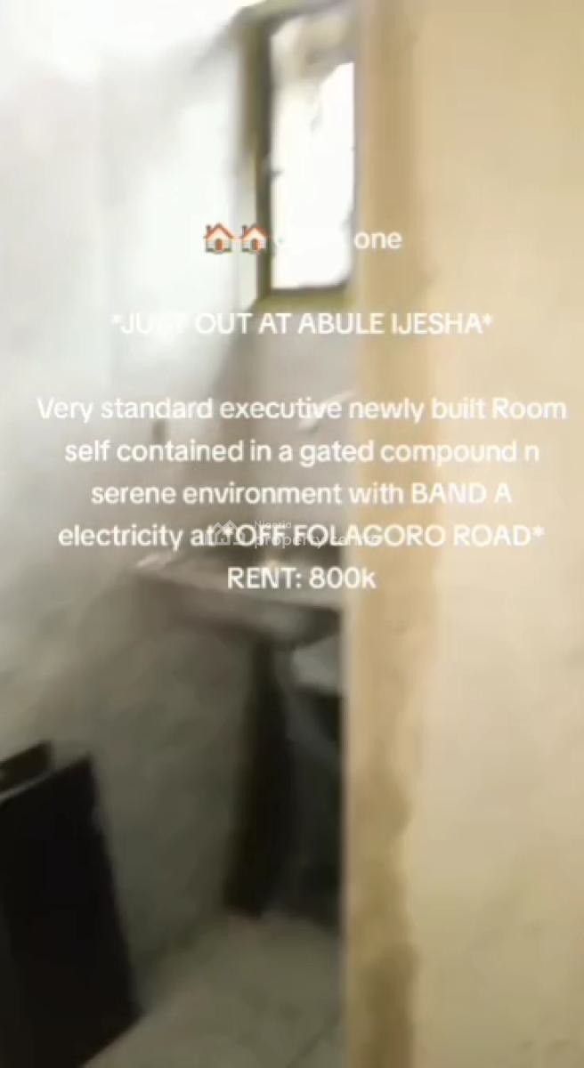 Exclusive Self-contain, Abule Ijesha, Fola Agoro, Yaba, Lagos, Self Contain (single Rooms) for Rent