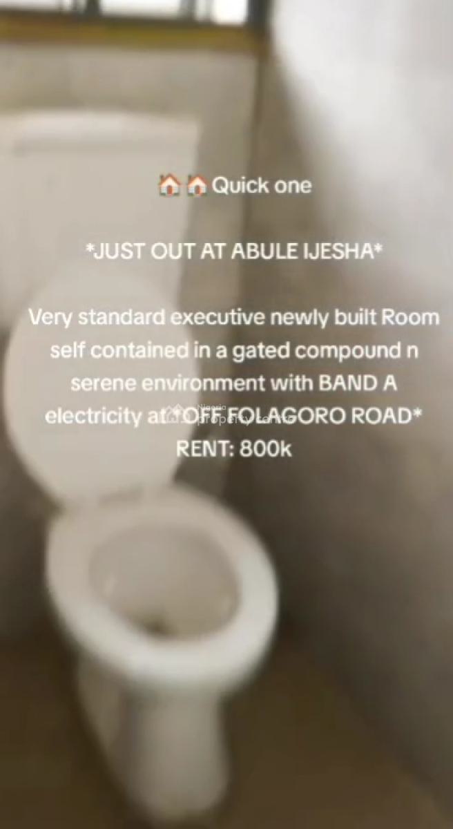 Exclusive Self-contain, Abule Ijesha, Fola Agoro, Yaba, Lagos, Self Contain (single Rooms) for Rent