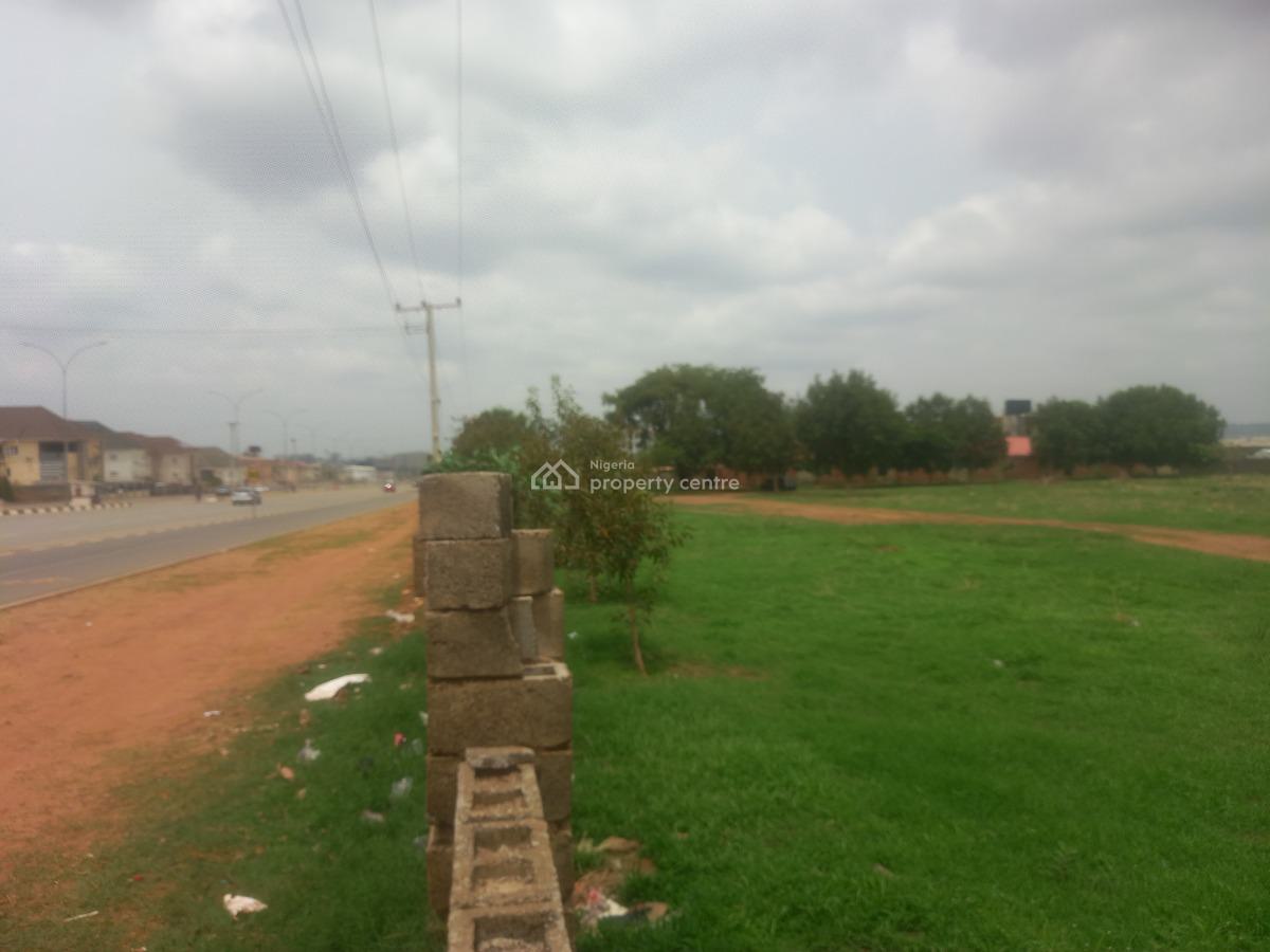 6,145sqm Fenced and Gated Flat Commercial Land with C of O Title, Jahi, Abuja, Commercial Land for Sale