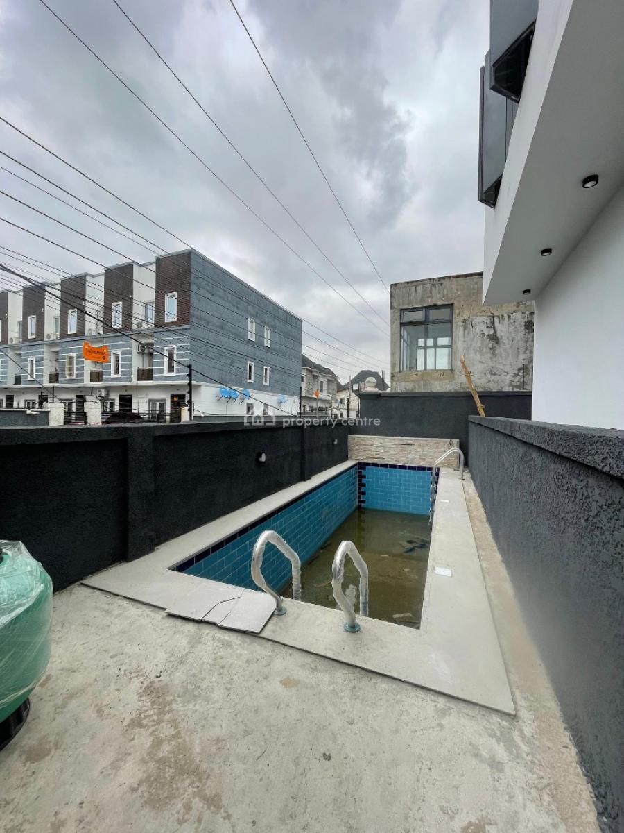 4bedroom Terrace Duplex with a Bq, Osapa, Lekki, Lagos, Terraced Duplex for Sale