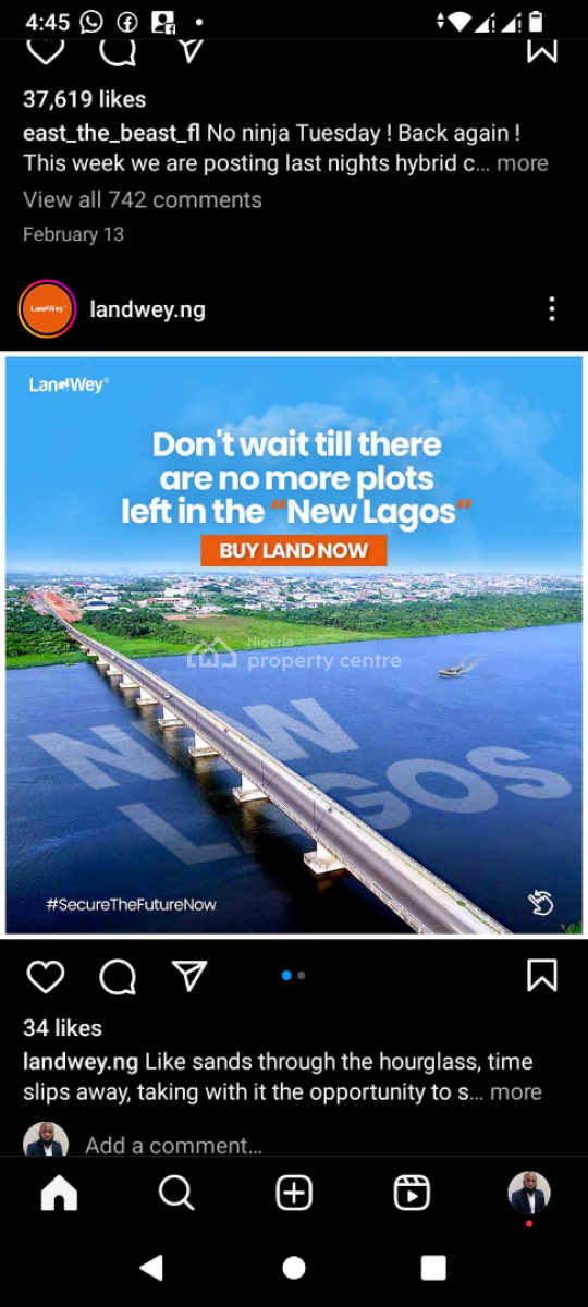Land, Land with a Bungalow in a Busy Location Suitable for Commercial Activ., Surulere, Lagos, Commercial Land for Sale