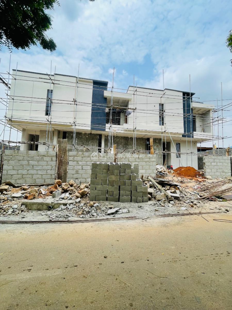 Pristine Newly Built 4 Bedroom Semi-detached Duplex Plus Bq, Elegantly Designed Home with Bq in a Secured Estate, Gra Phase 1, Magodo, Lagos, Semi-detached Duplex for Sale