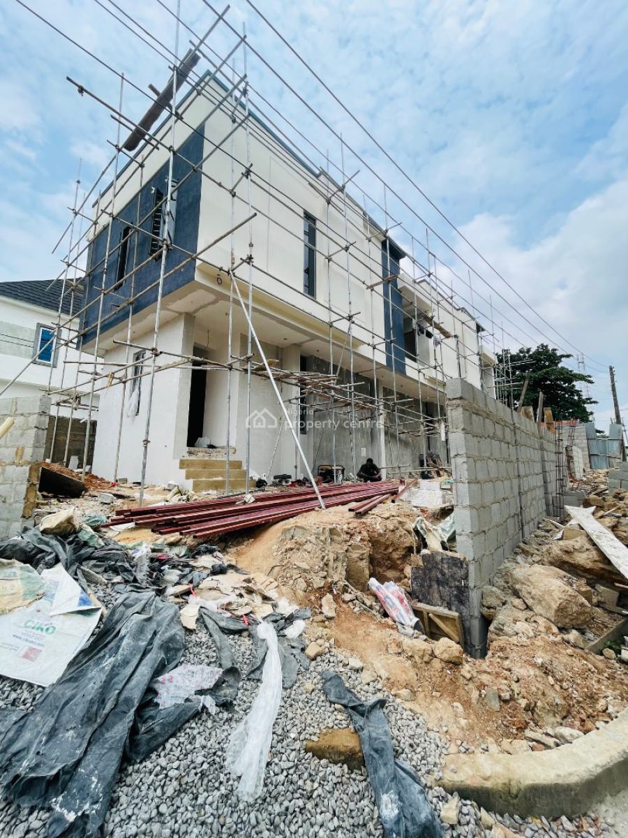 Pristine Newly Built 4 Bedroom Semi-detached Duplex Plus Bq, Elegantly Designed Home with Bq in a Secured Estate, Gra Phase 1, Magodo, Lagos, Semi-detached Duplex for Sale