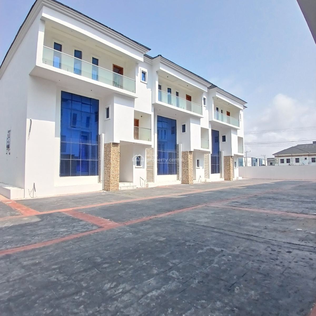 Newly Built 4 Bedroom Terrace Duplex on 2 Floors, Chevron Toll Gate, Orchid Road, Lekki, Lagos, Terraced Duplex for Sale