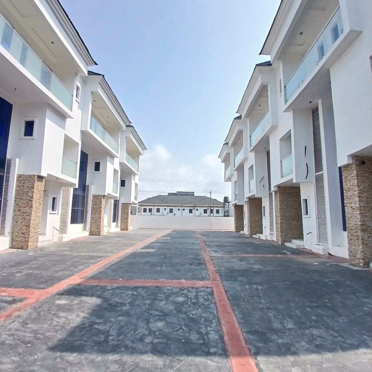 Newly Built 4 Bedroom Terrace Duplex on 2 Floors, Chevron Toll Gate, Orchid Road, Lekki, Lagos, Terraced Duplex for Sale