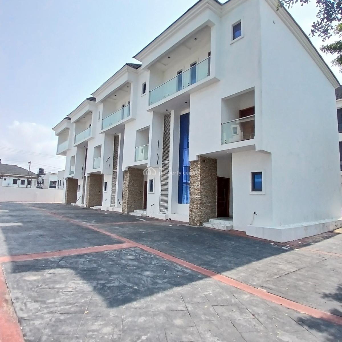 Newly Built 4 Bedroom Terrace Duplex on 2 Floors, Chevron Toll Gate, Orchid Road, Lekki, Lagos, Terraced Duplex for Sale