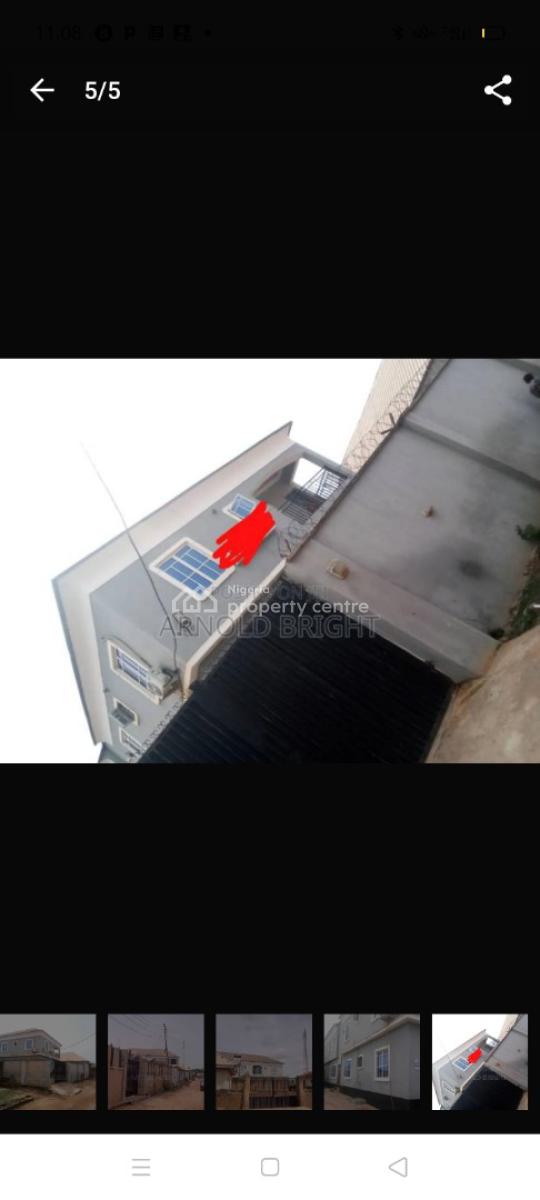 Four Flats of Two Bedrooms Each and a Boys Quarters in Ibadan, Irepodun Estate Olorunda Akobo Ibadan, Akobo, Ibadan, Oyo, Block of Flats for Sale