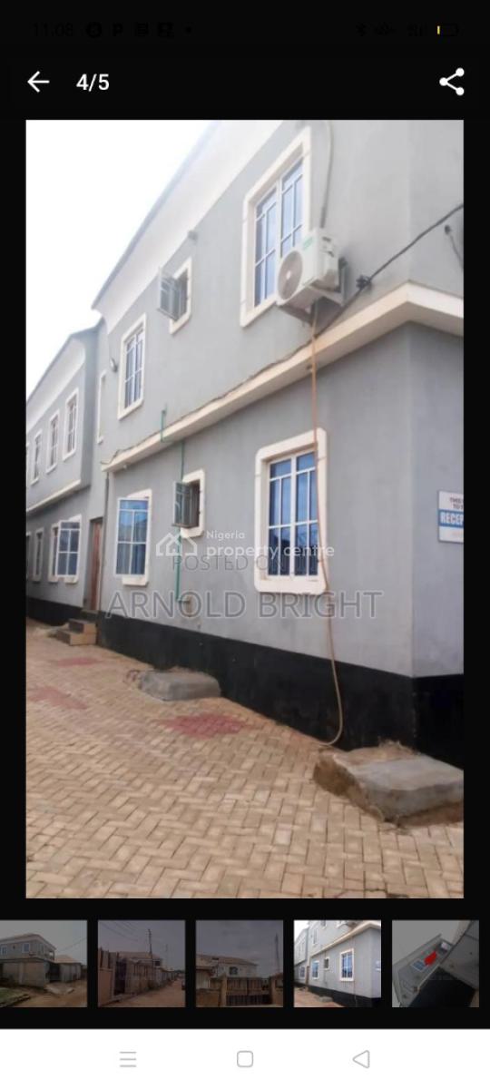 Four Flats of Two Bedrooms Each and a Boys Quarters in Ibadan, Irepodun Estate Olorunda Akobo Ibadan, Akobo, Ibadan, Oyo, Block of Flats for Sale