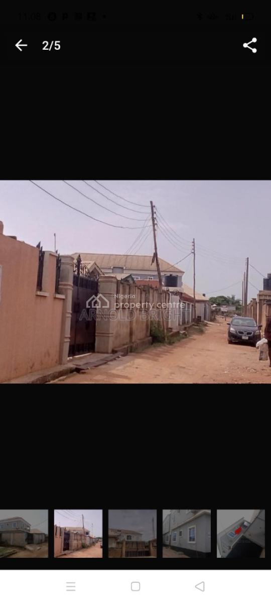 Four Flats of Two Bedrooms Each and a Boys Quarters in Ibadan, Irepodun Estate Olorunda Akobo Ibadan, Akobo, Ibadan, Oyo, Block of Flats for Sale