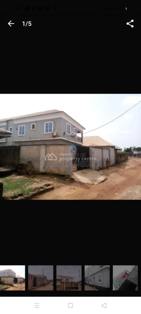 Four Flats of Two Bedrooms Each and a Boys Quarters in Ibadan, Irepodun Estate Olorunda Akobo Ibadan, Akobo, Ibadan, Oyo, Block of Flats for Sale