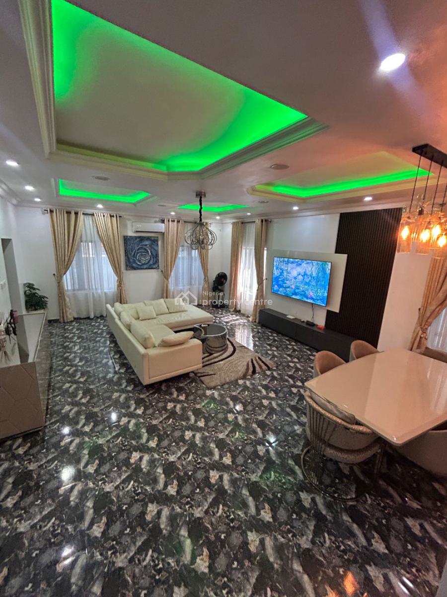 Luxury & Fully Furnished 3bedroom Fully Detached Duplex with 2 Room Bq, Osapa, Lekki, Lagos, Detached Duplex for Rent