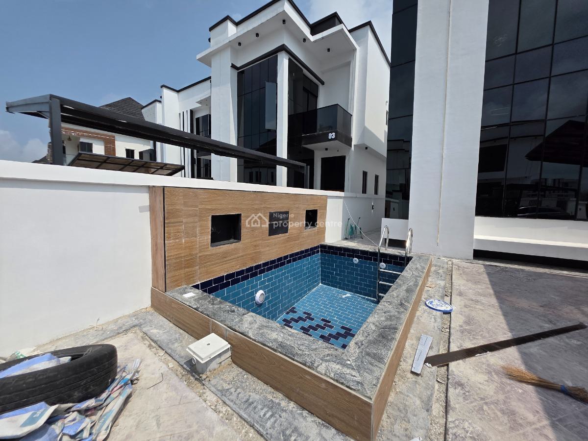 Charming 5 Bedroom Detached Duplex with Swimming Pool & Bq, Chevron Tollgate, Lekki, Lagos, Detached Duplex for Sale