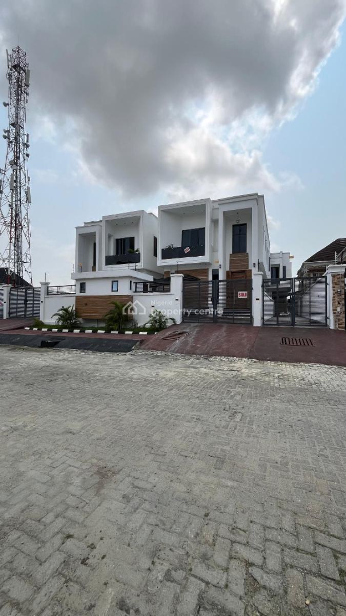 5 Bedroom Detached Duplex with Swimming Pool and Bq, Chevron, Lekki, Lagos, Detached Duplex for Sale