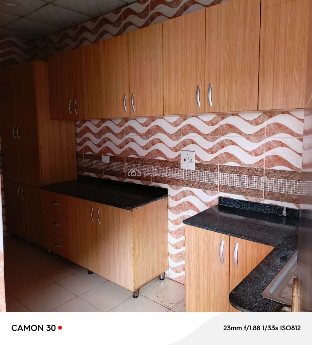 Nicely Finished 3 Bedroom Flat with Private Staircase (2 Tenants), Bucknor Estate Close to Bstop, Isolo, Lagos, Flat / Apartment for Rent