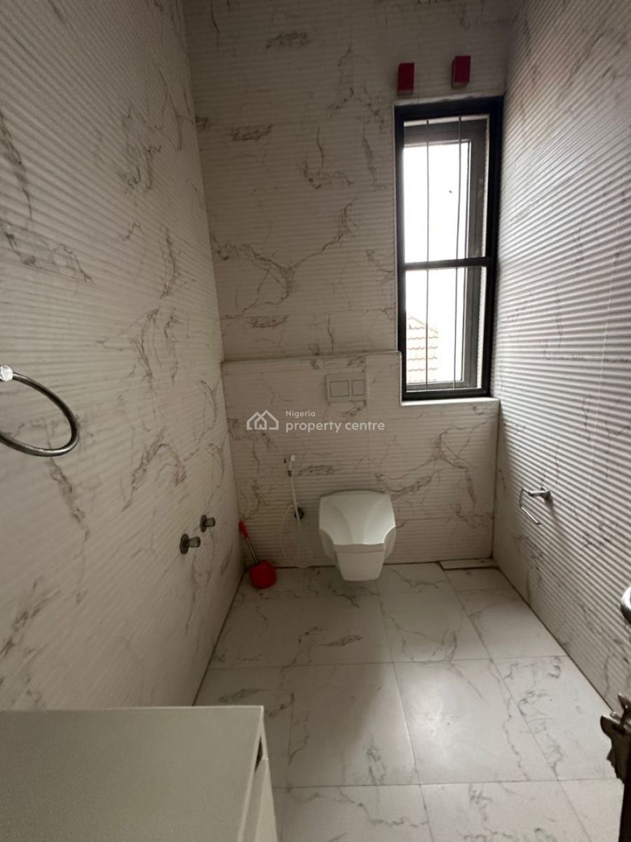 Self Service 5 Bedrooms Terraced Duplex with Bq and Self Compound, Agungi, Lekki, Lagos, Terraced Duplex for Rent