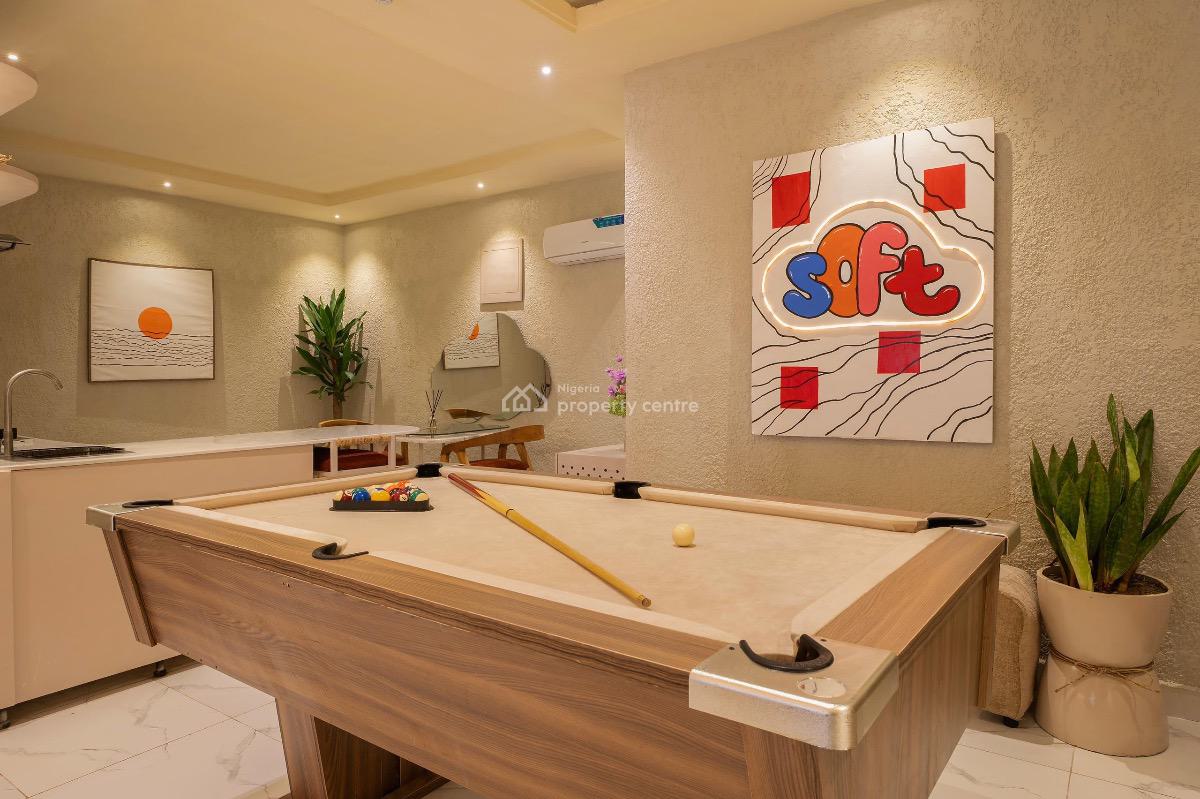 a Brand New Luxury 2bedroom Apartment with Ps5, Air Hockey & 24/7 Secu, Ikoyi, Lagos, Flat / Apartment Short Let