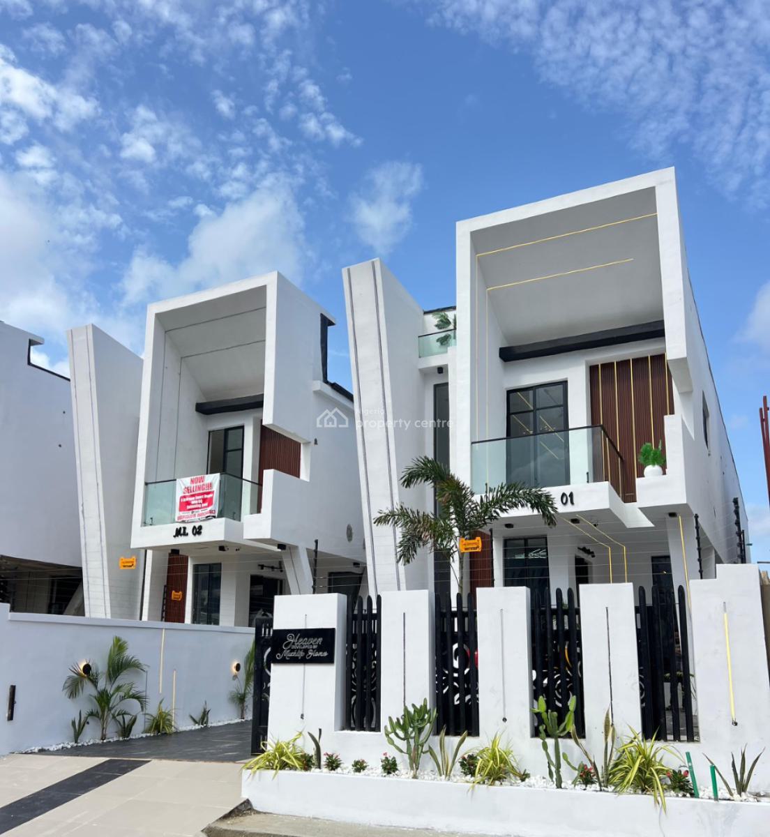 Semi Furnished Fully Detached 5 Bedrooms Duplex with Bq and Swimming Pool, Ikota, Lekki, Lagos, Detached Duplex for Sale