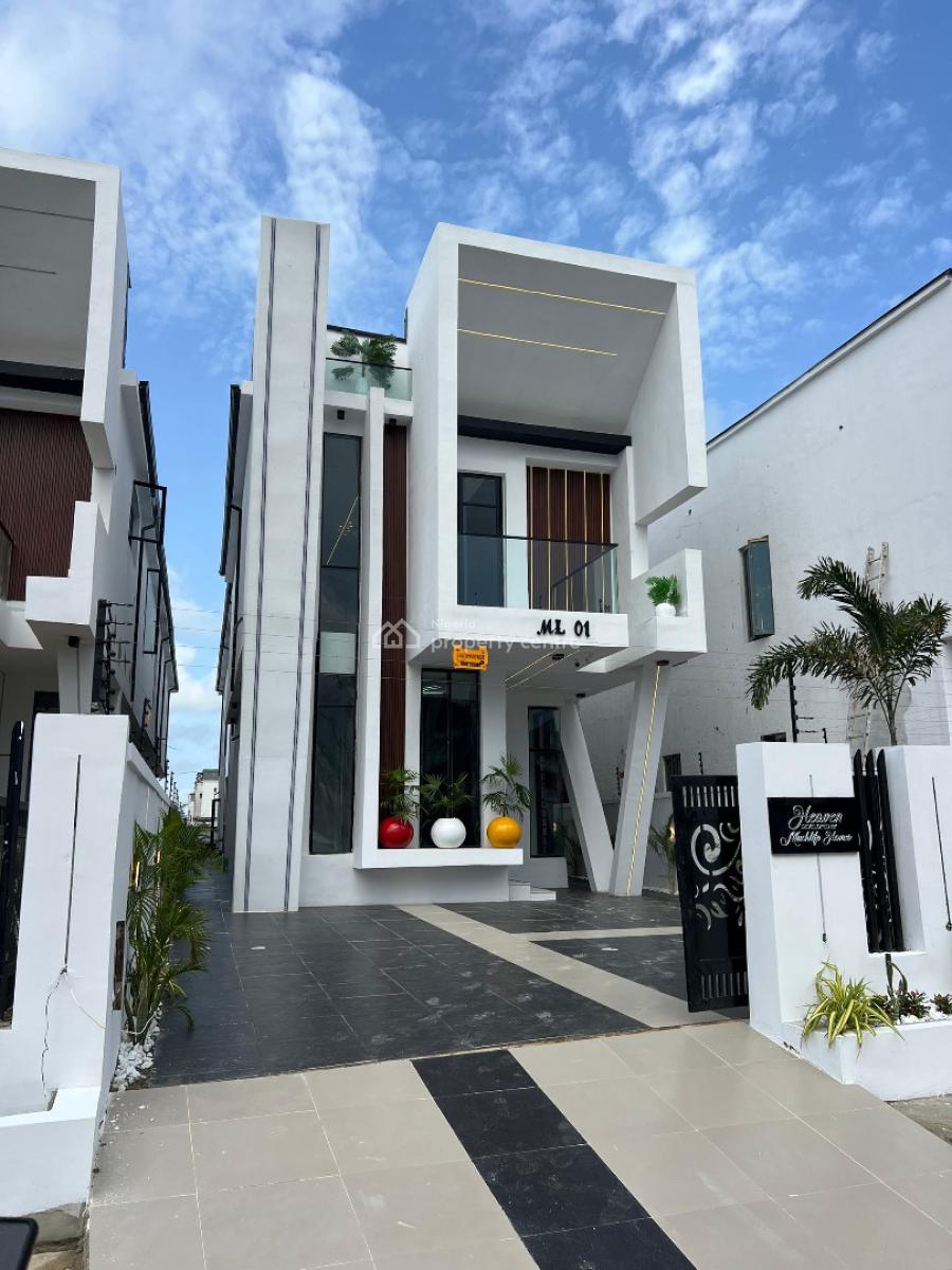 Semi Furnished Fully Detached 5 Bedrooms Duplex with Bq and Swimming Pool, Ikota, Lekki, Lagos, Detached Duplex for Sale