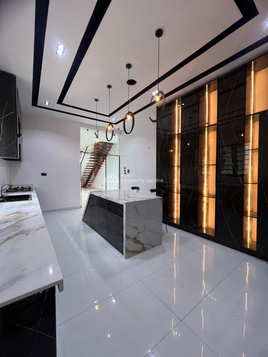 Semi Furnished Fully Detached 5 Bedrooms Duplex with Bq and Swimming Pool, Ikota, Lekki, Lagos, Detached Duplex for Sale