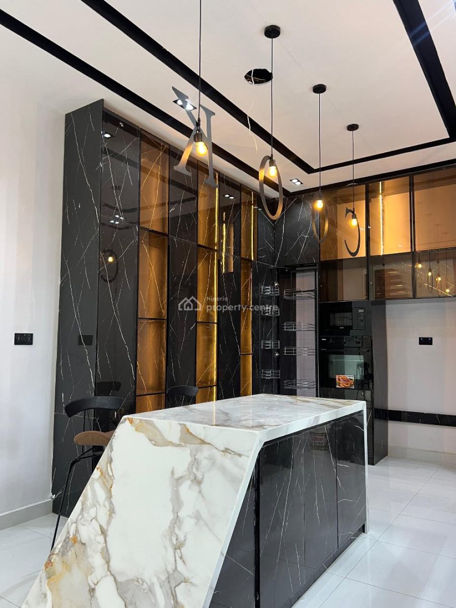 Semi Furnished Fully Detached 5 Bedrooms Duplex with Bq and Swimming Pool, Ikota, Lekki, Lagos, Detached Duplex for Sale