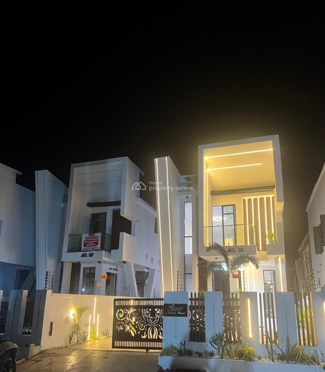 Semi Furnished Fully Detached 5 Bedrooms Duplex with Bq and Swimming Pool, Ikota, Lekki, Lagos, Detached Duplex for Sale