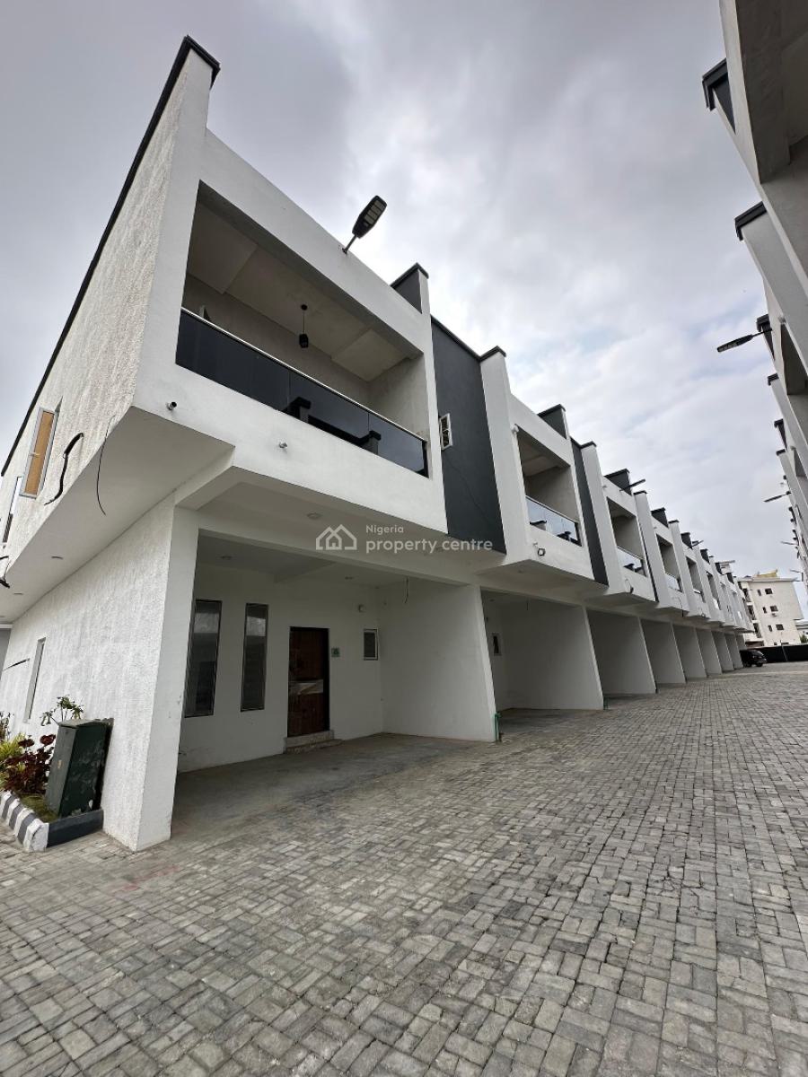 Newly Built 4 Bedroom Terrace Duplex with Bq, Swimming Pool, Gym & Elevator, Ikota, Lekki, Lagos, Terraced Duplex for Sale