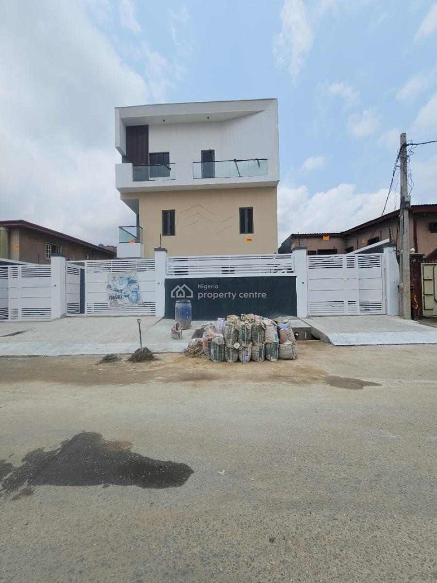 Newly Built 4 Bedroom Fully Detached Duplex with 2 Room Bq, Wemco, Ikeja, Lagos, Detached Duplex for Sale