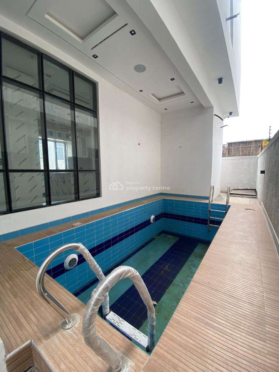 Exquisite 5 Bedroom Duplex with a Bq,pool,cinema, Chevron Toll Gate, Lekki, Lagos, House for Sale