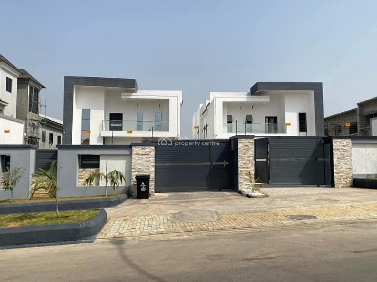 Luxury 5-bedroom Detached Duplex with 2 Guest Chalets and 1 Servants, Guzape District, Abuja, Detached Duplex for Rent