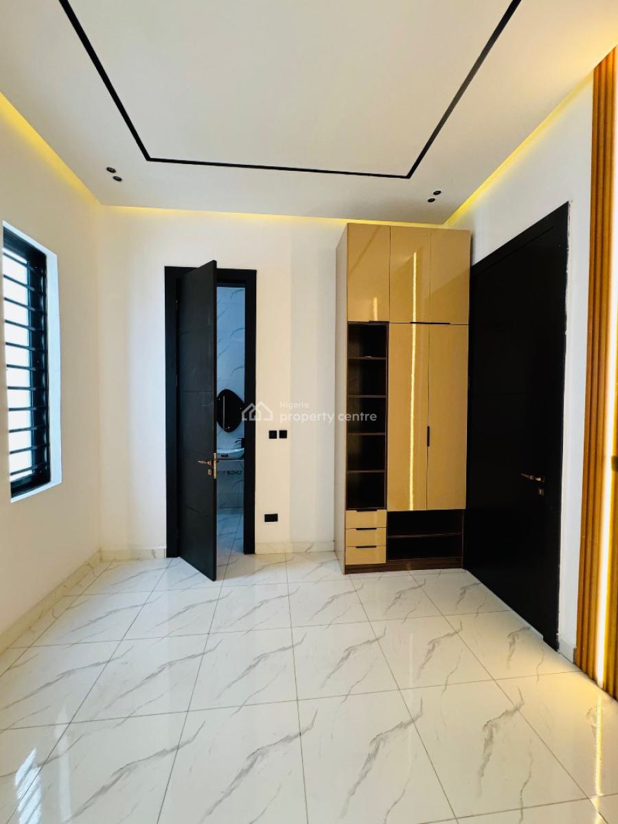 Contemporary 5 Bedroom Fully Detached Duplex with Pool, Located in a Serene, Beautiful and Secured Estate in Chevron Axis, Lekki, Lagos, Semi-detached Duplex for Sale