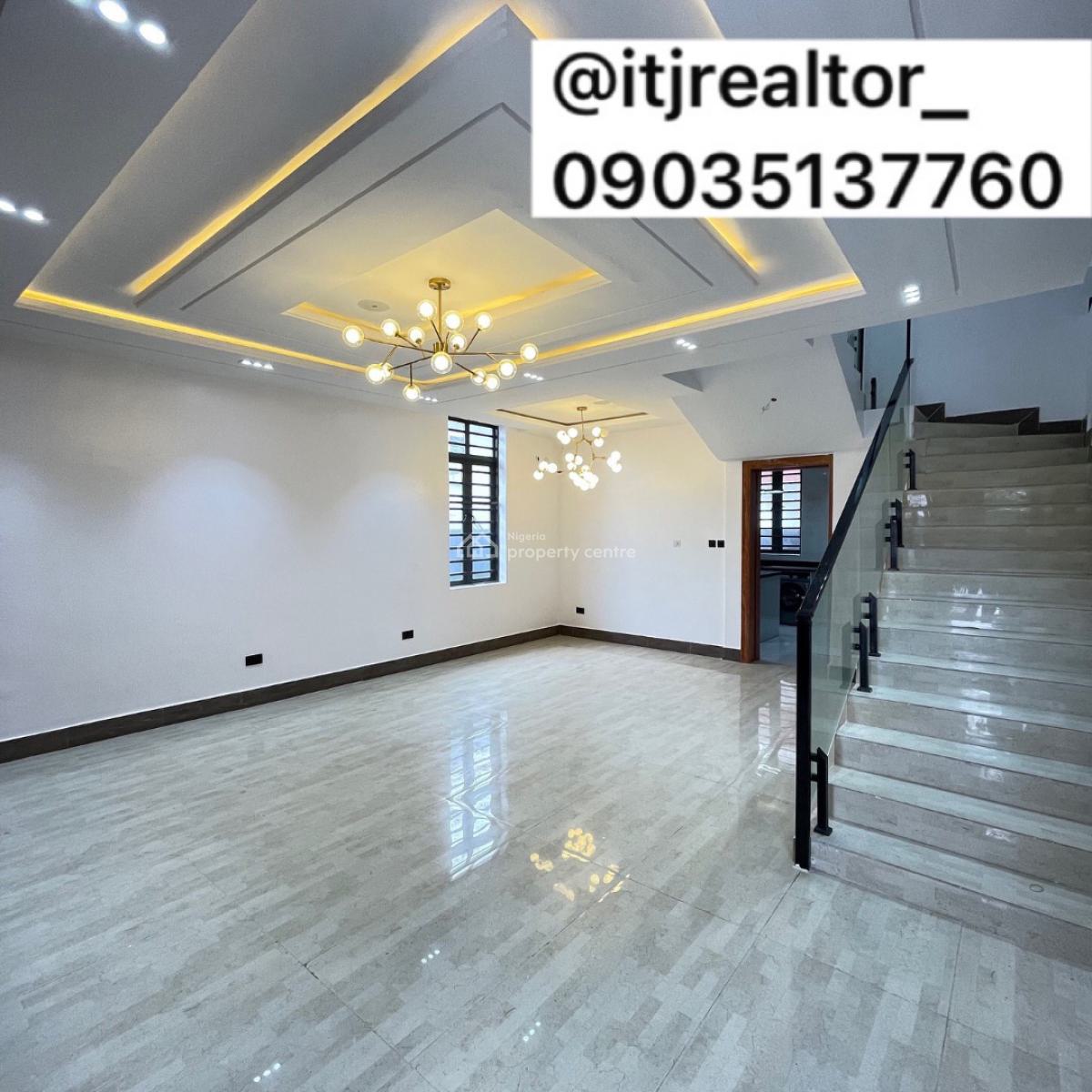Stunning 5 Bedroom Detached Duplex with Bq, Lekki Phase 1, Lekki Phase 1, Lekki, Lagos, Detached Duplex for Sale