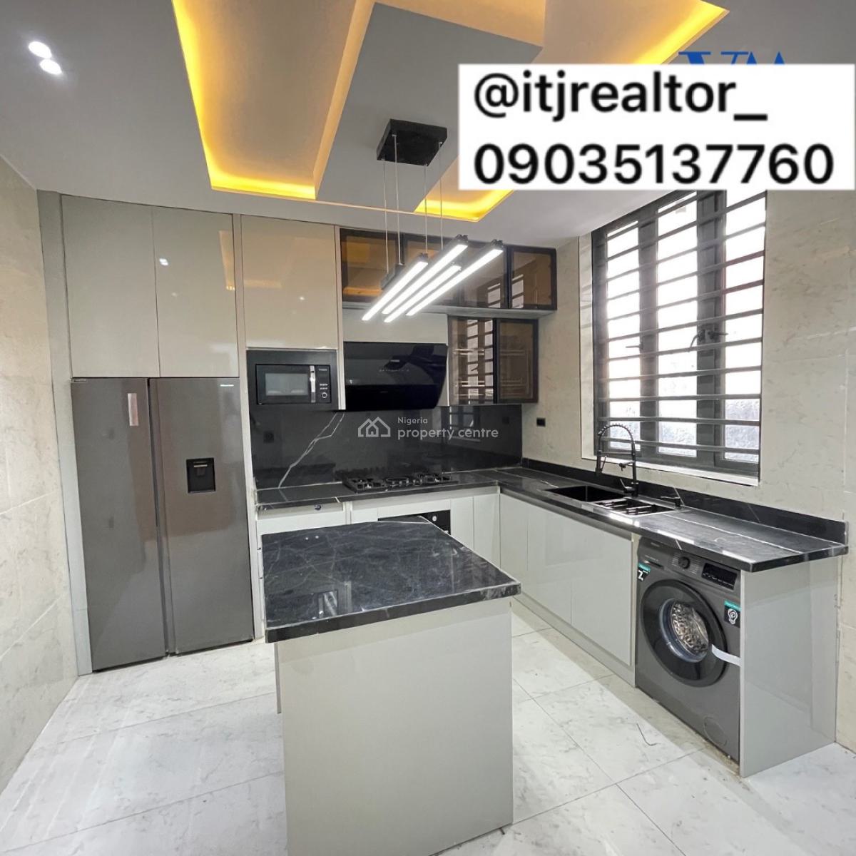 Stunning 5 Bedroom Detached Duplex with Bq, Lekki Phase 1, Lekki Phase 1, Lekki, Lagos, Detached Duplex for Sale