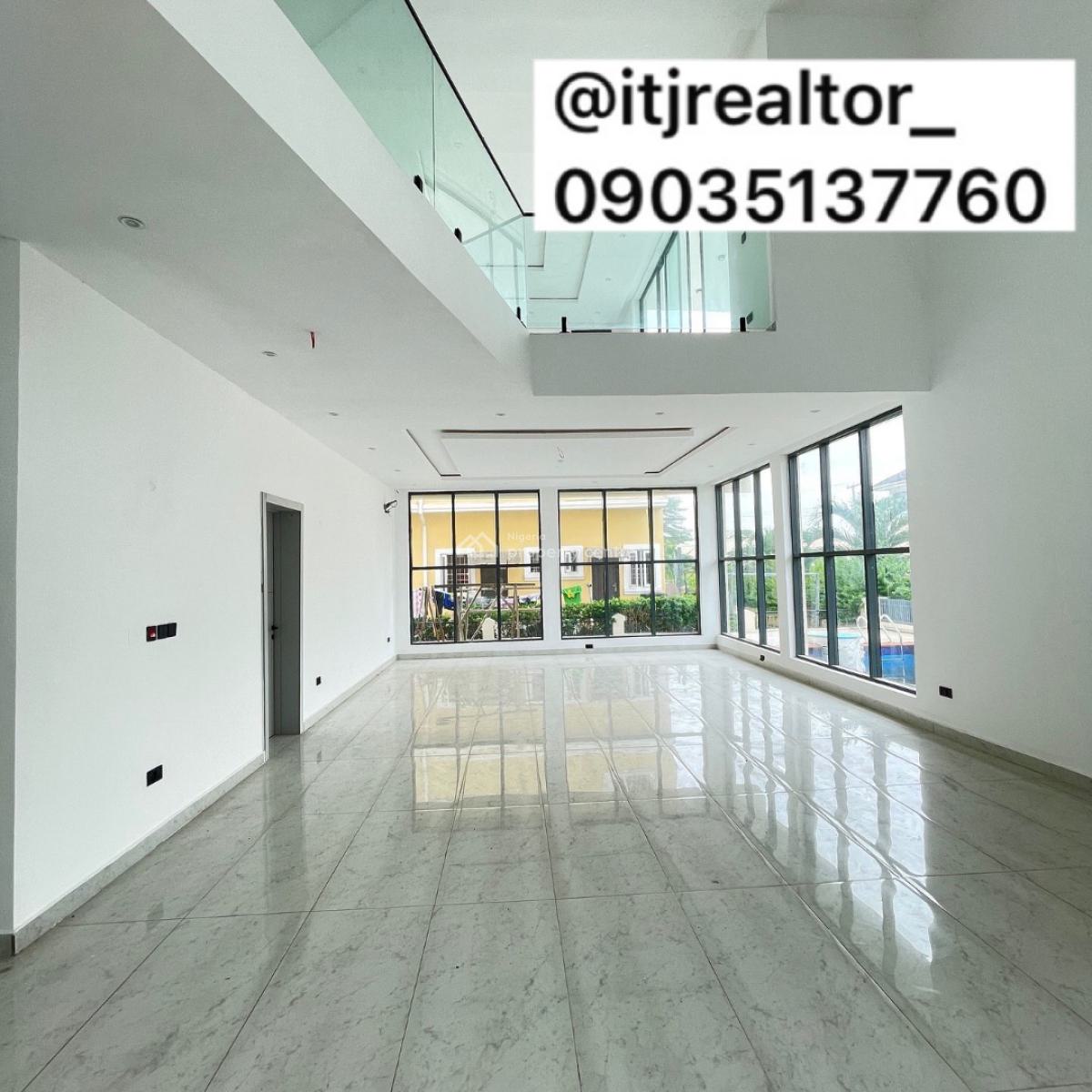 Lovely 4 Bedroom Detached Duplex with Swimming Pool and Bq, Chevron, Lekki, Lagos, Detached Duplex for Sale
