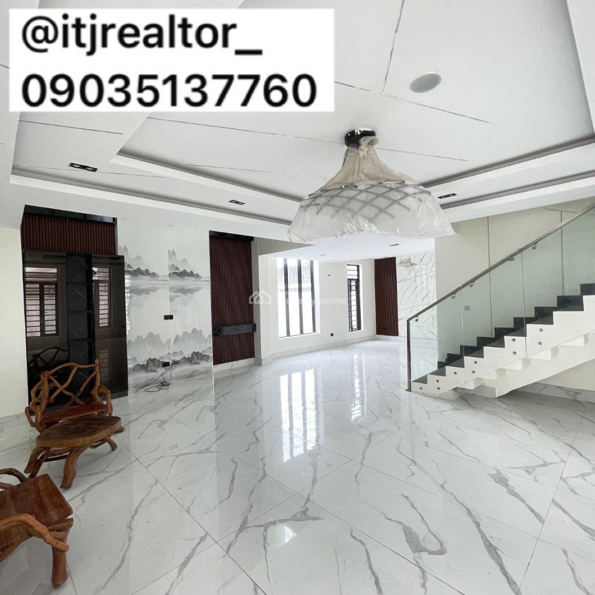 Stunning 5 Bedroom Detached Duplex with Swimming Pool, Gym and Bq, Lekki Phase 1, Lekki, Lagos, Detached Duplex for Sale