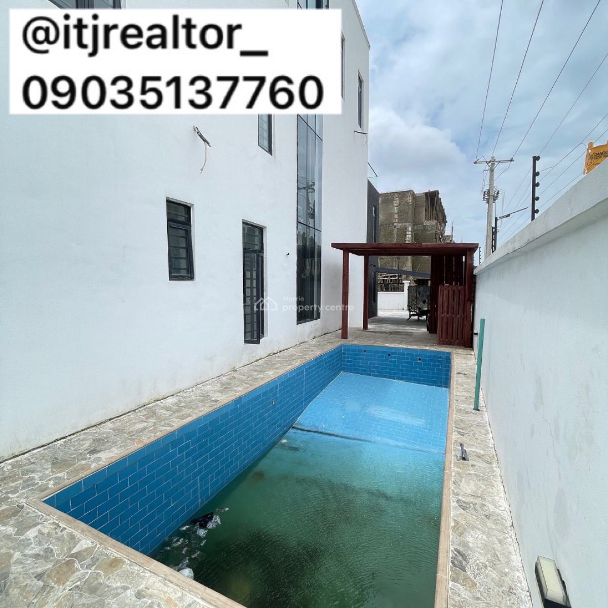 Stunning 5 Bedroom Detached Duplex with Swimming Pool, Gym and Bq, Lekki Phase 1, Lekki, Lagos, Detached Duplex for Sale