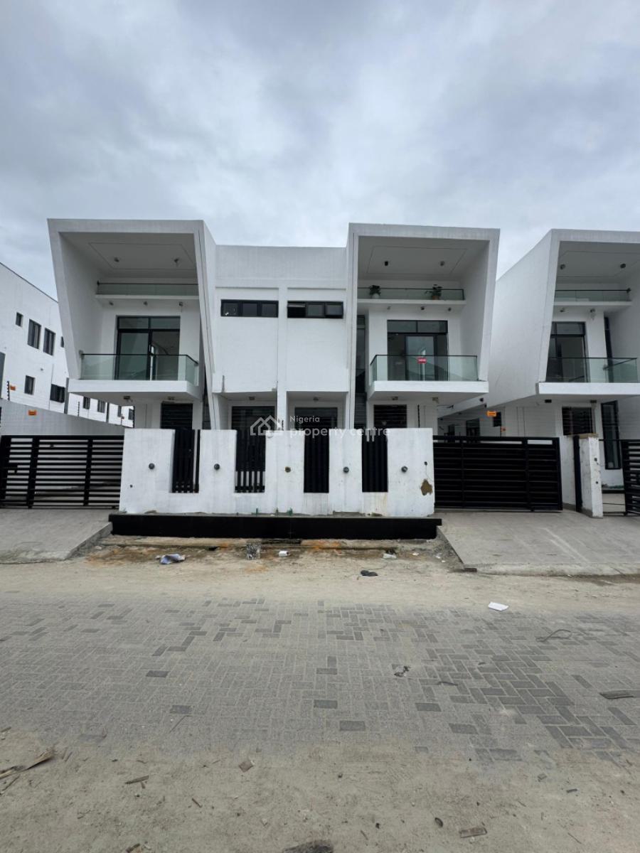 Very Spacious ,newly Built 4 Bedroom Semi Detached Duplex Within a, Chevron Toll Gate, Orchid Road, Lekki, Lagos, Semi-detached Duplex for Sale