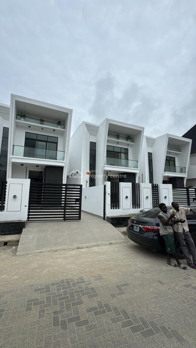 Aesthetically Pleasing Built 4 Bedroom  Fully Detached Duplex with Bq, Chevron Toll Gate, Orchid Road, Lekki, Lagos, Detached Duplex for Sale