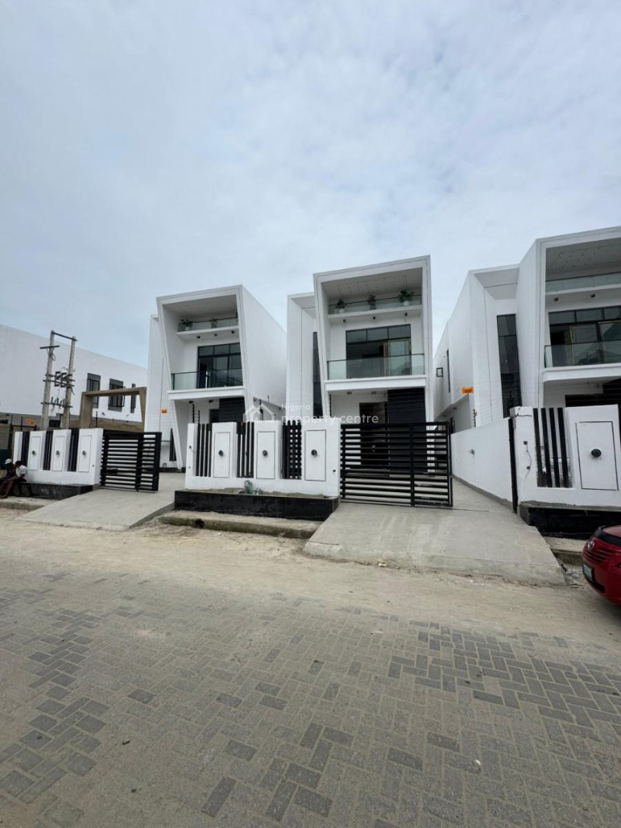 Aesthetically Pleasing Built 4 Bedroom  Fully Detached Duplex with Bq, Chevron Toll Gate, Orchid Road, Lekki, Lagos, Detached Duplex for Sale