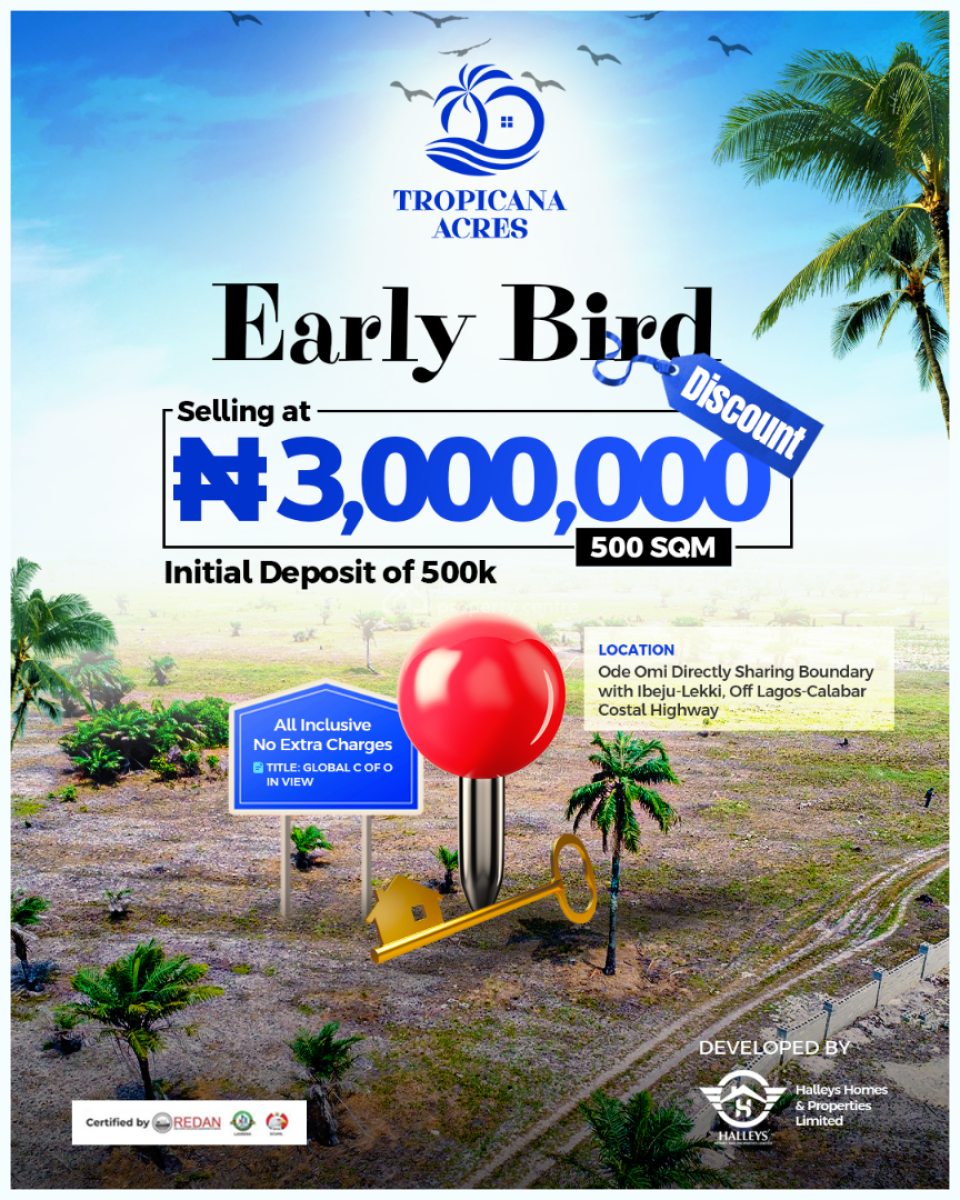 Waterside, Off Lagos-calabar Coastal Road, Ode Omi, Ibeju Lekki, Lagos, Residential Land for Sale