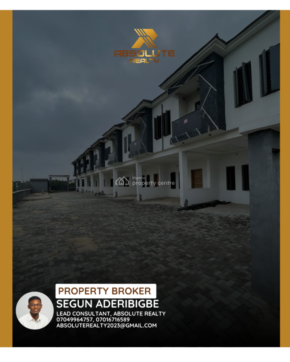 4 Bedroom Terraced Duplex, Orchid, Lekki, Lagos, House for Sale