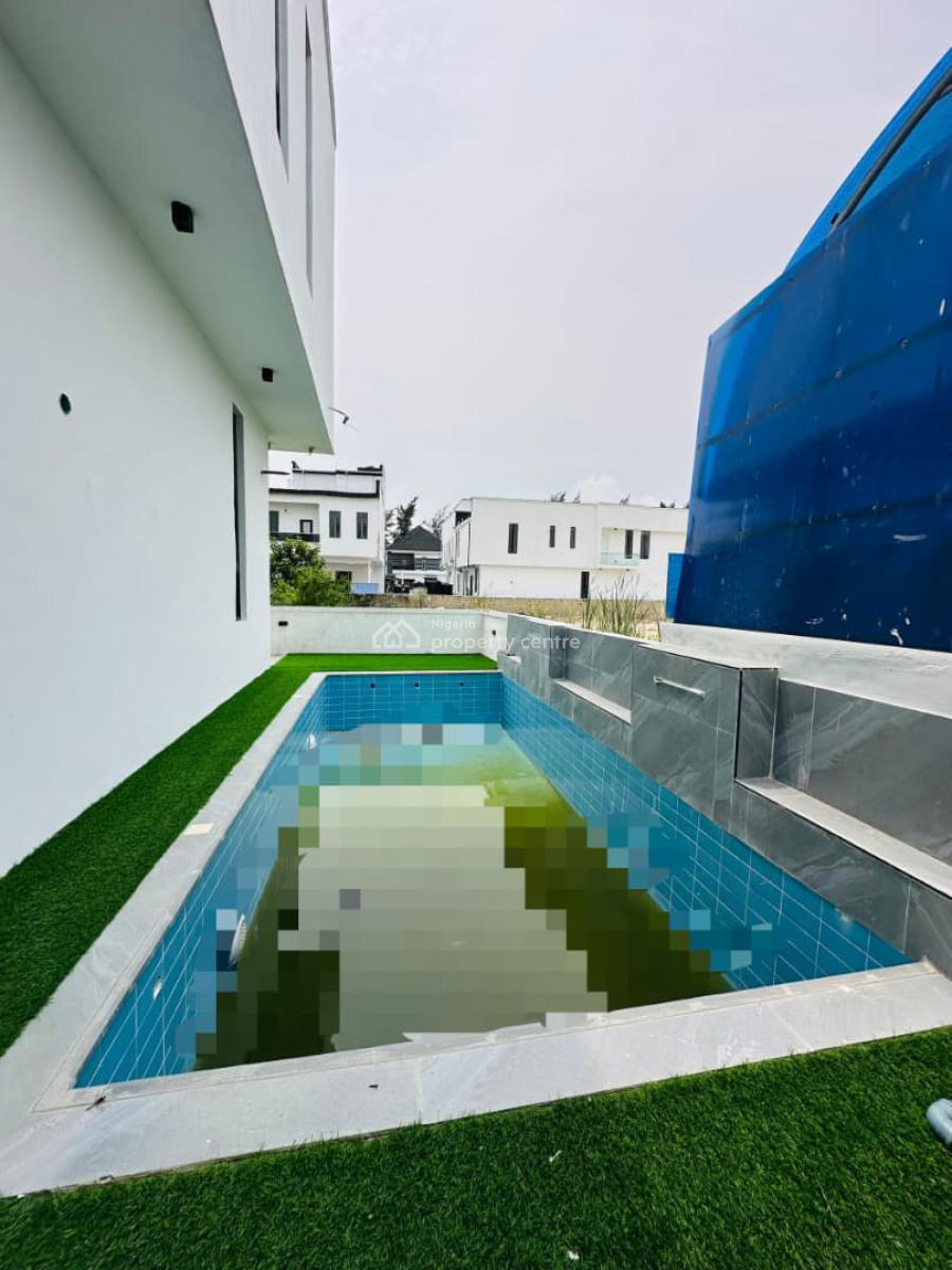 an Opulent 5 Bedroom Fully-detached Duplex with Bq, Pool and Library, Lekki County, Ikota, Lekki, Lagos, Detached Duplex for Sale