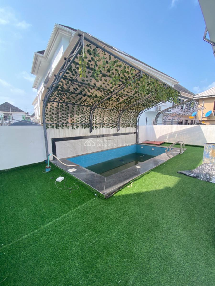 Smart Modern 5 Bedroom Fully Detached Duplex with 360 View Siting Room, Ikota, Lekki, Lagos, Detached Duplex for Sale
