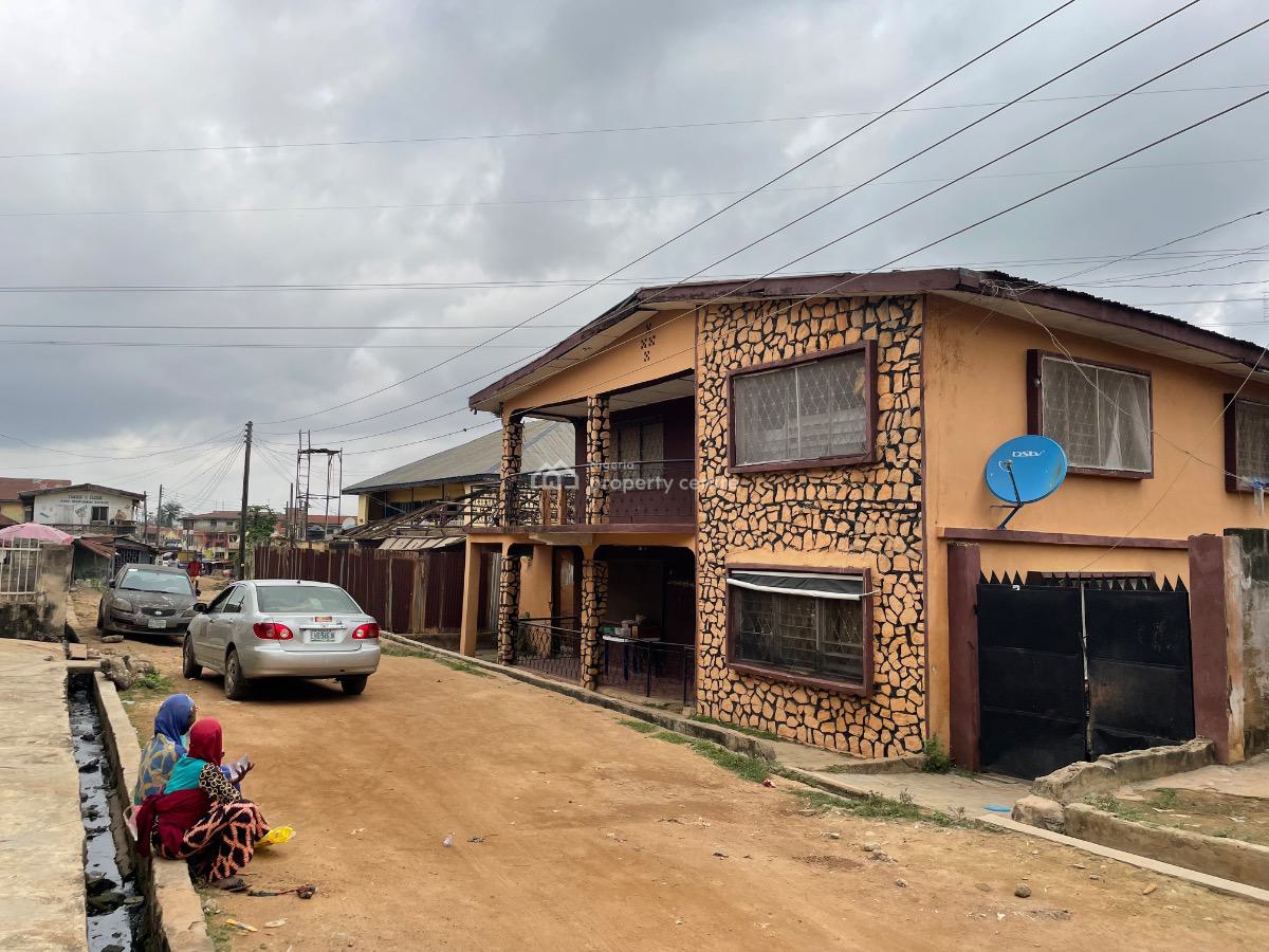 Structurally Sound Tenement Building of 8 Rooms, Abimbola Street, Behind Bovas, Odo Ona, Apata, Ibadan, Oyo, Block of Flats for Sale