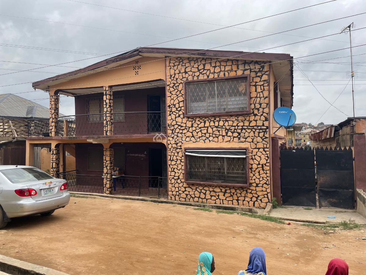 Structurally Sound Tenement Building of 8 Rooms, Abimbola Street, Behind Bovas, Odo Ona, Apata, Ibadan, Oyo, Block of Flats for Sale