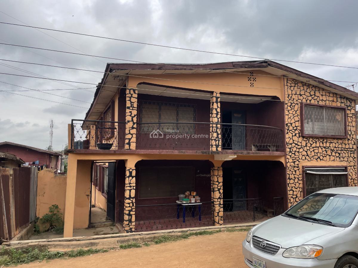 Structurally Sound Tenement Building of 8 Rooms, Abimbola Street, Behind Bovas, Odo Ona, Apata, Ibadan, Oyo, Block of Flats for Sale